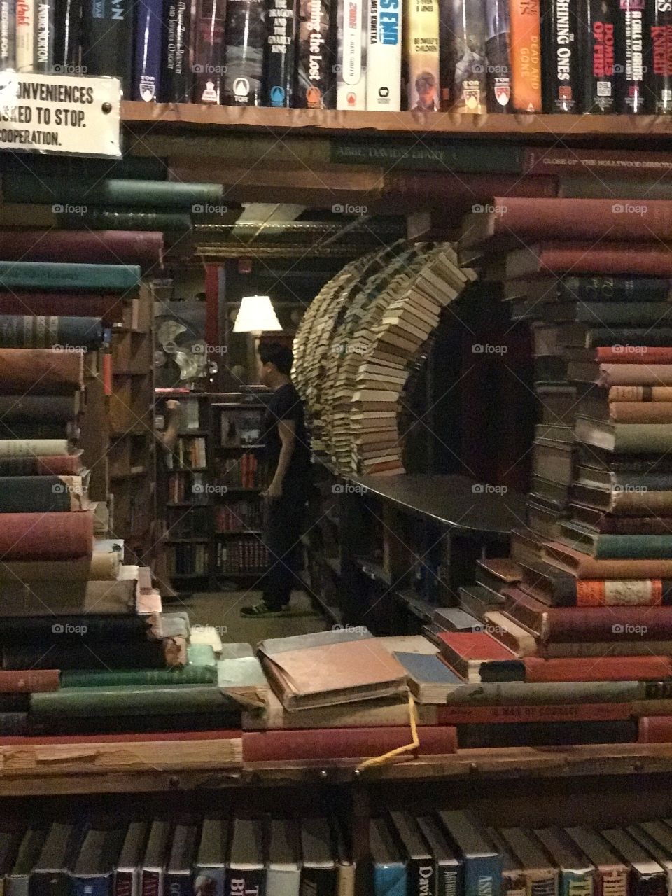 Upstairs at The Last Bookstore in Downtown Los Angeles 