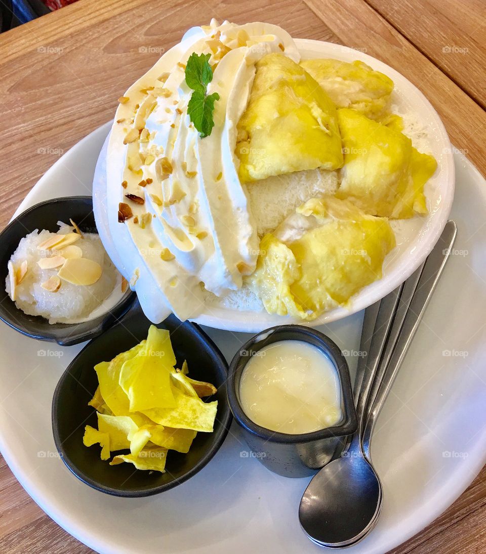 Durian desserts