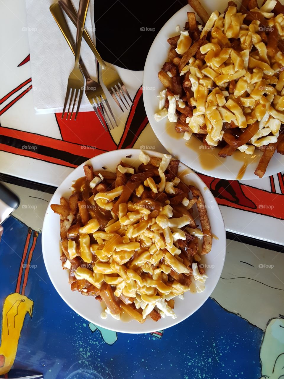 Traditional poutine