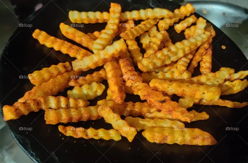 Chilli pari pari french 🍟 New year party 🥳