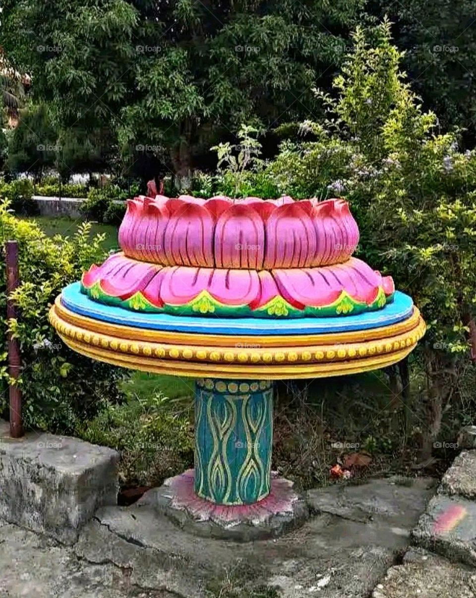 A beautiful and attractive view in the road corner.