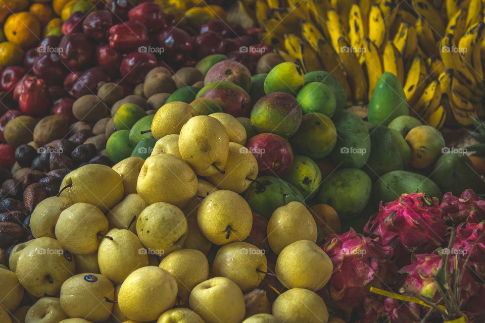 A collection of fresh fruits, to be used for annual ceremony or ritual