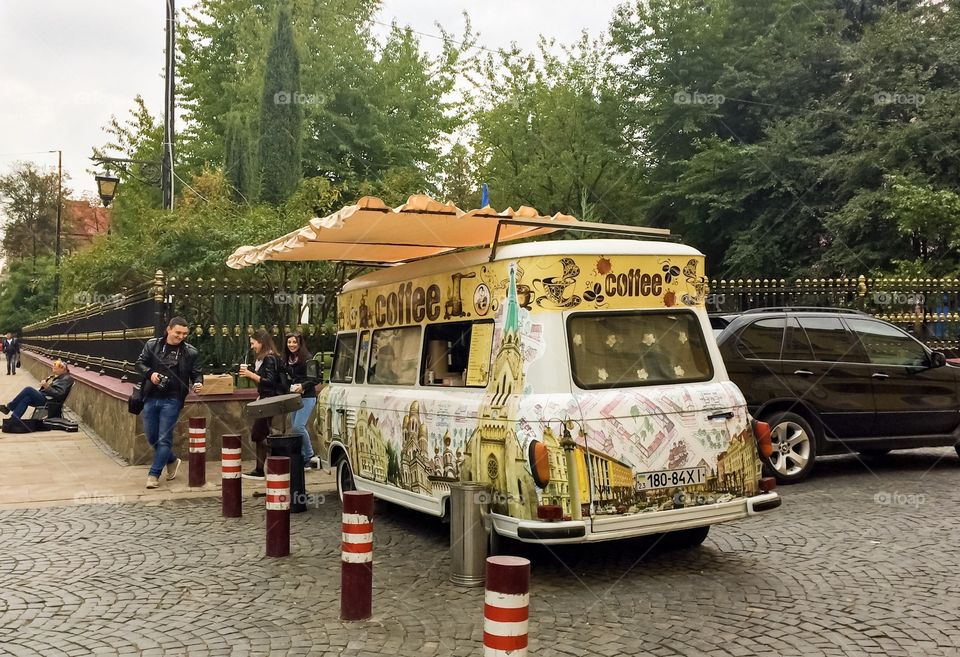 Street coffeehouse Barkas