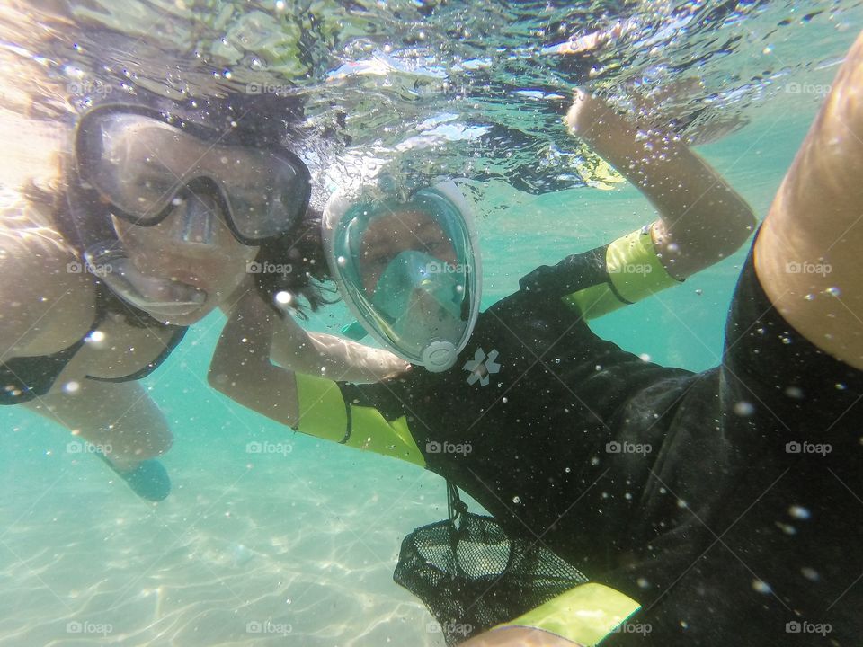 selfie underwater