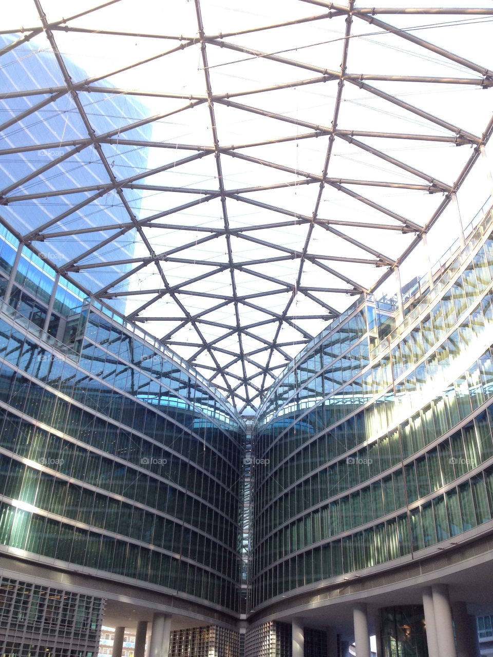 glass milan building roof by ollicres