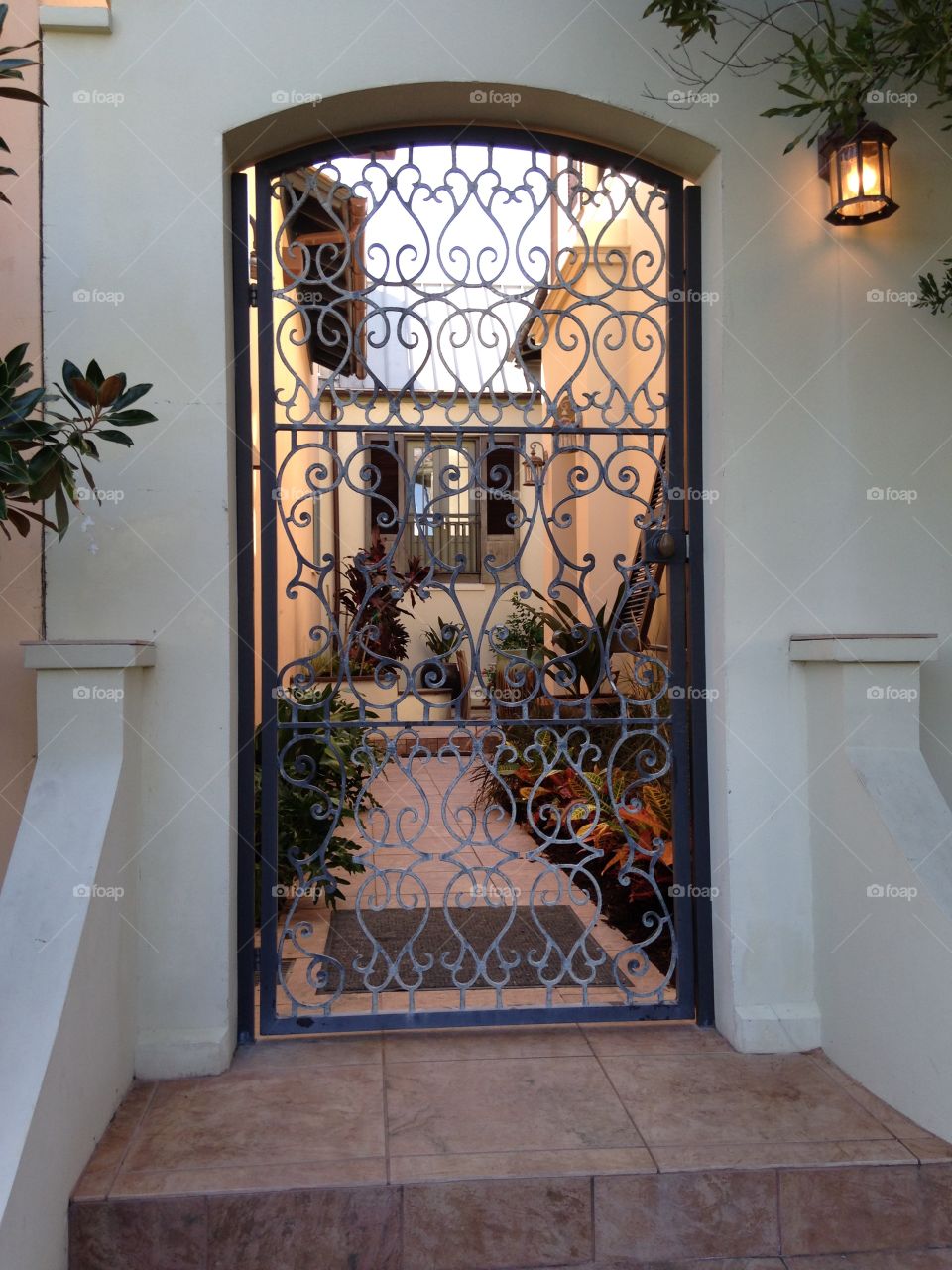 Wrought Iron Door