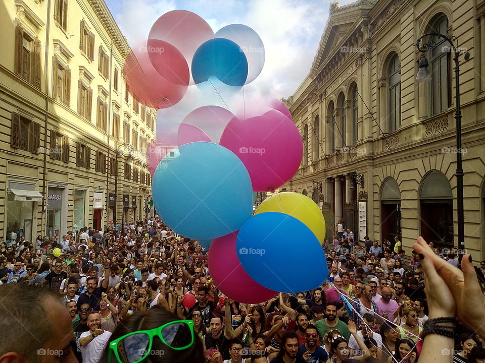 i colori del pride di Palermo