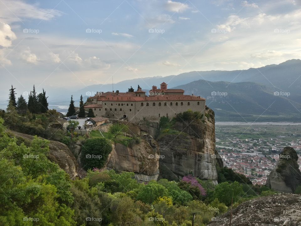 Grand rock monastery