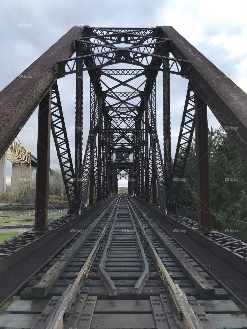 Old train bridge