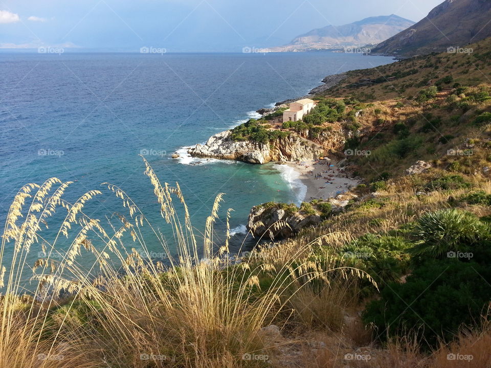 zingaro reserve. Beach in zingaro reserve (San Vito lo capo)