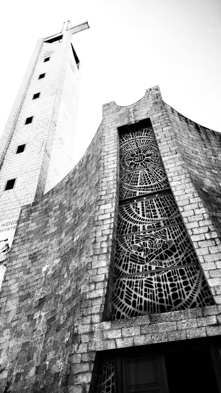 Church Black and White