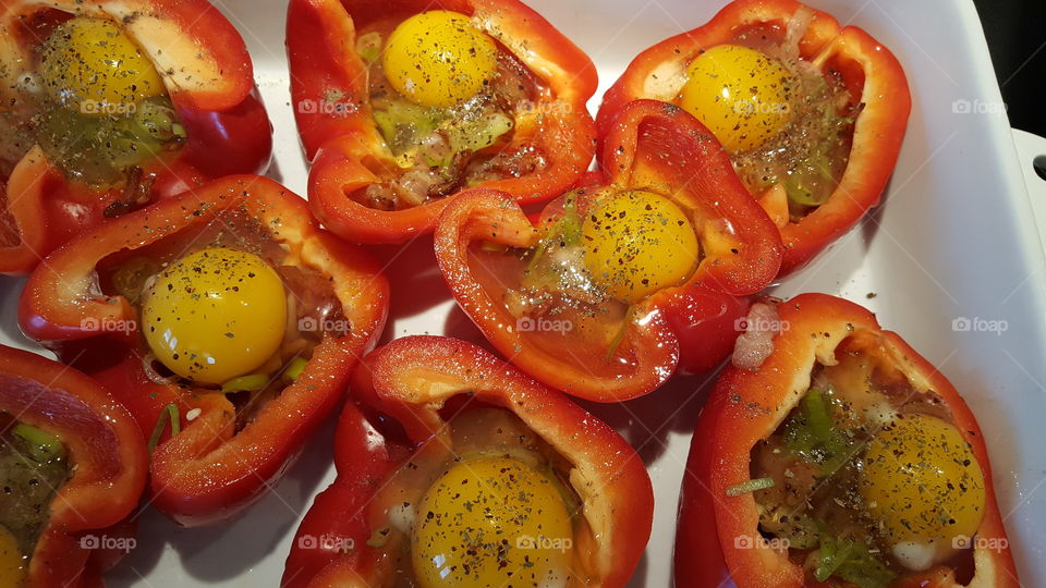 Paprika and egg