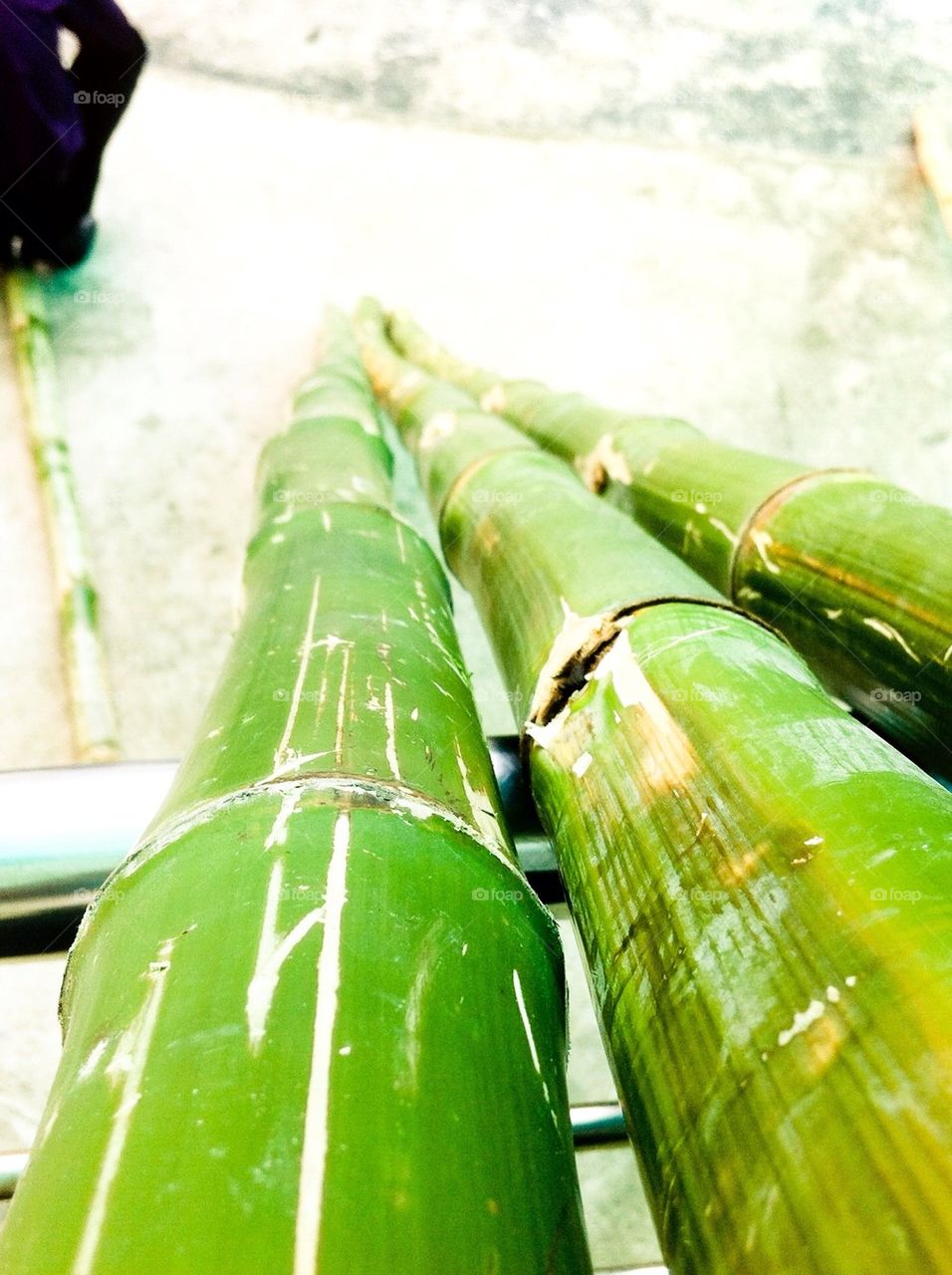 Bamboo craft making