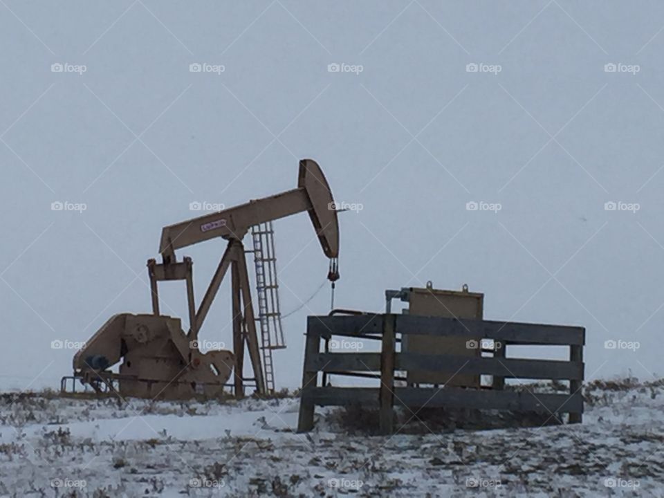 North Dakota oil ruin