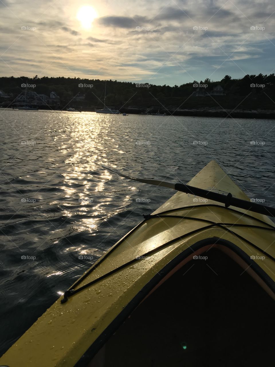 Twilight kayaking