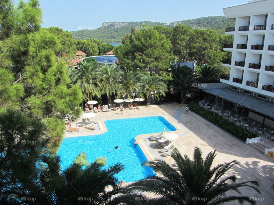 Вид с балкона отеля