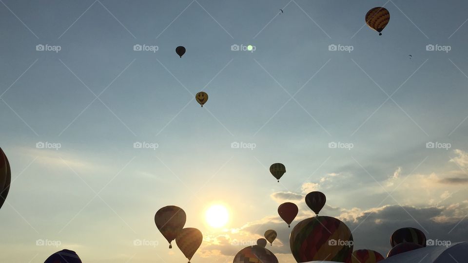 Ballooning in the air! 