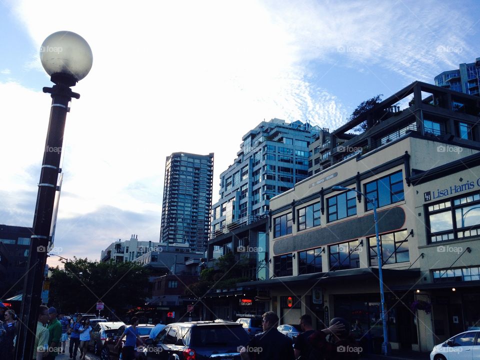 Seattle Sky. At Pike Place in Seattle, WA