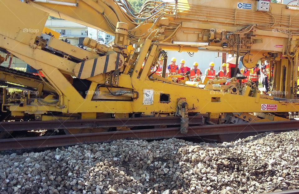 Railway construction