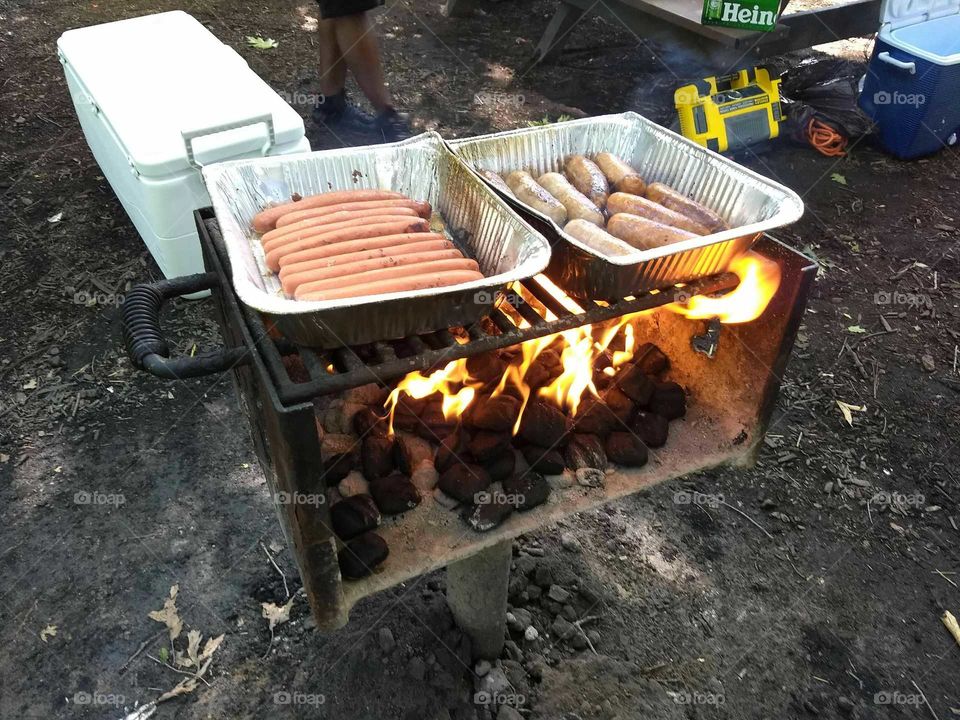 Food on the BBQ!