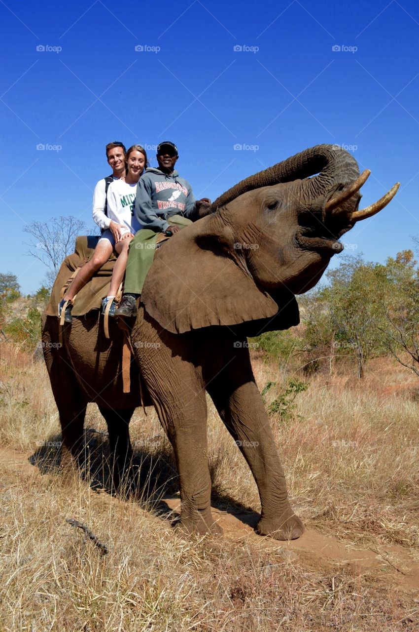 Catching a lift in Zambia 