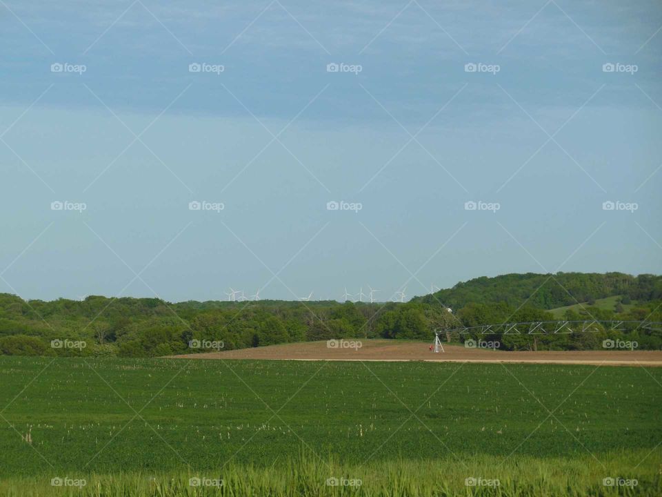 Wind farm power in Wisconsin