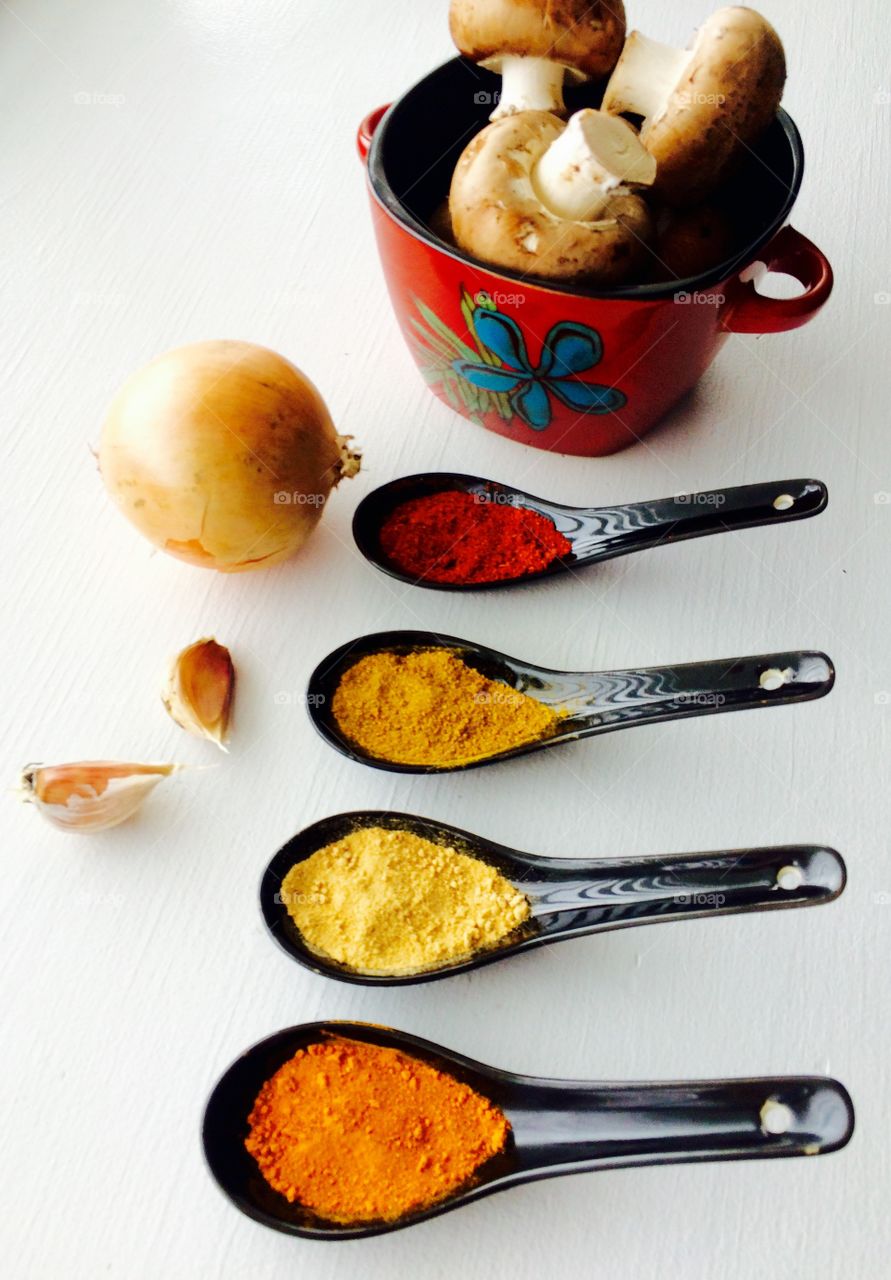 Spices and flavourful cooking ingredients