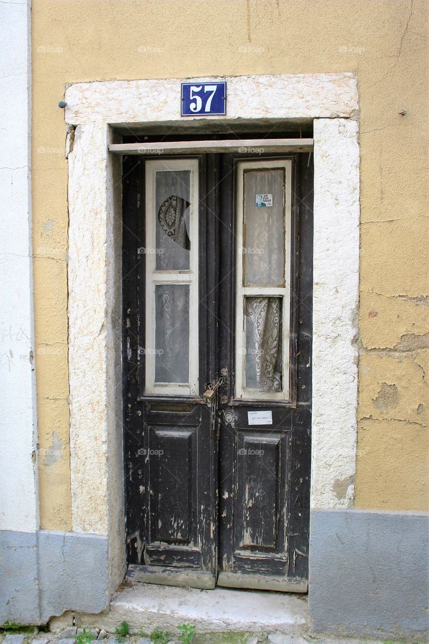 damaged door