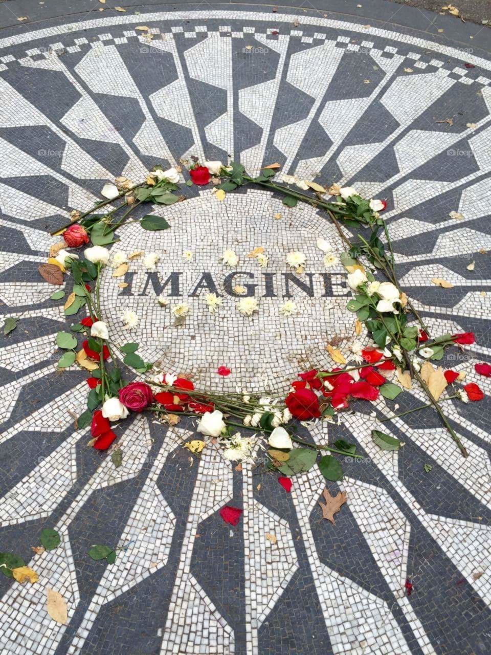 john Lennon,  imagine,  central park, hope