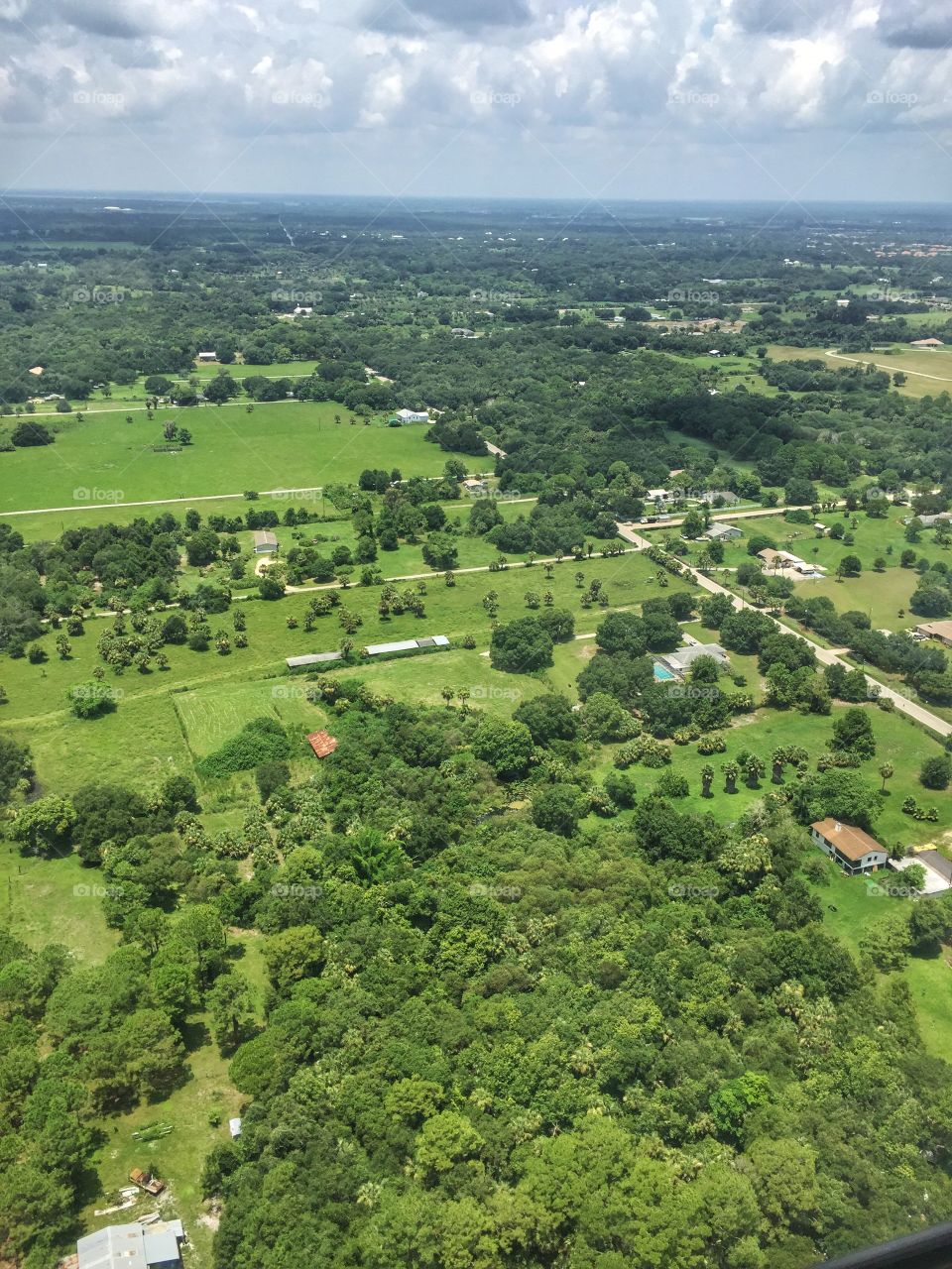 View from a helicopter . Scenic view from a helicopter 