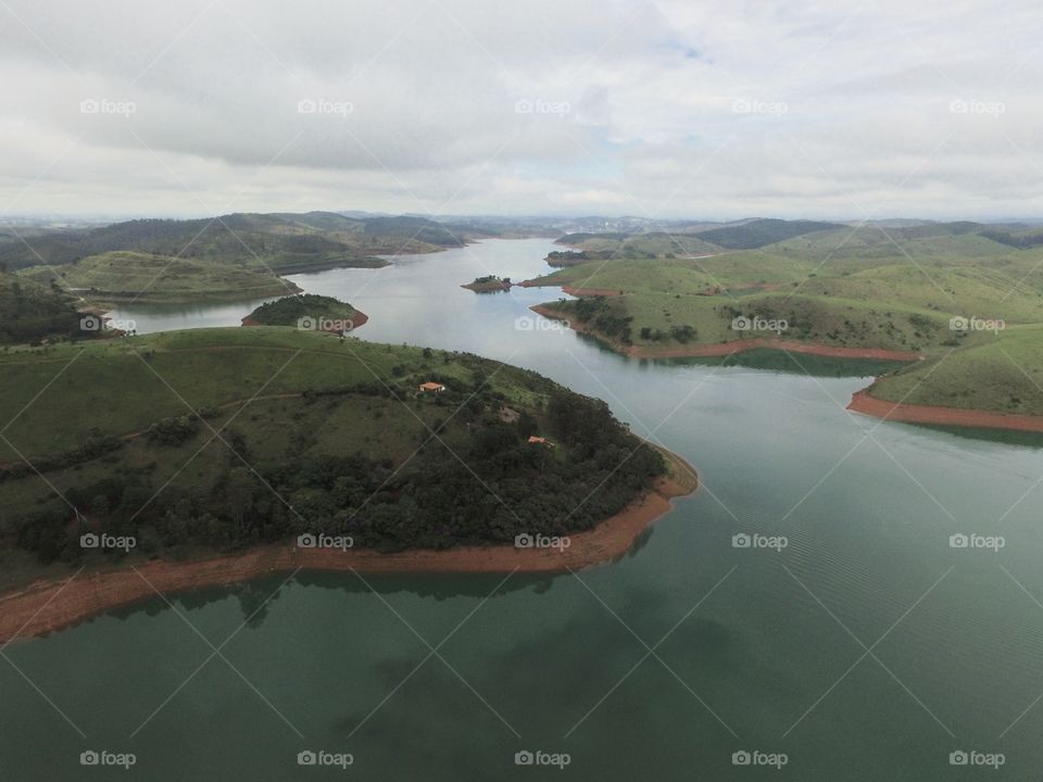 Jaguari Dam by drone