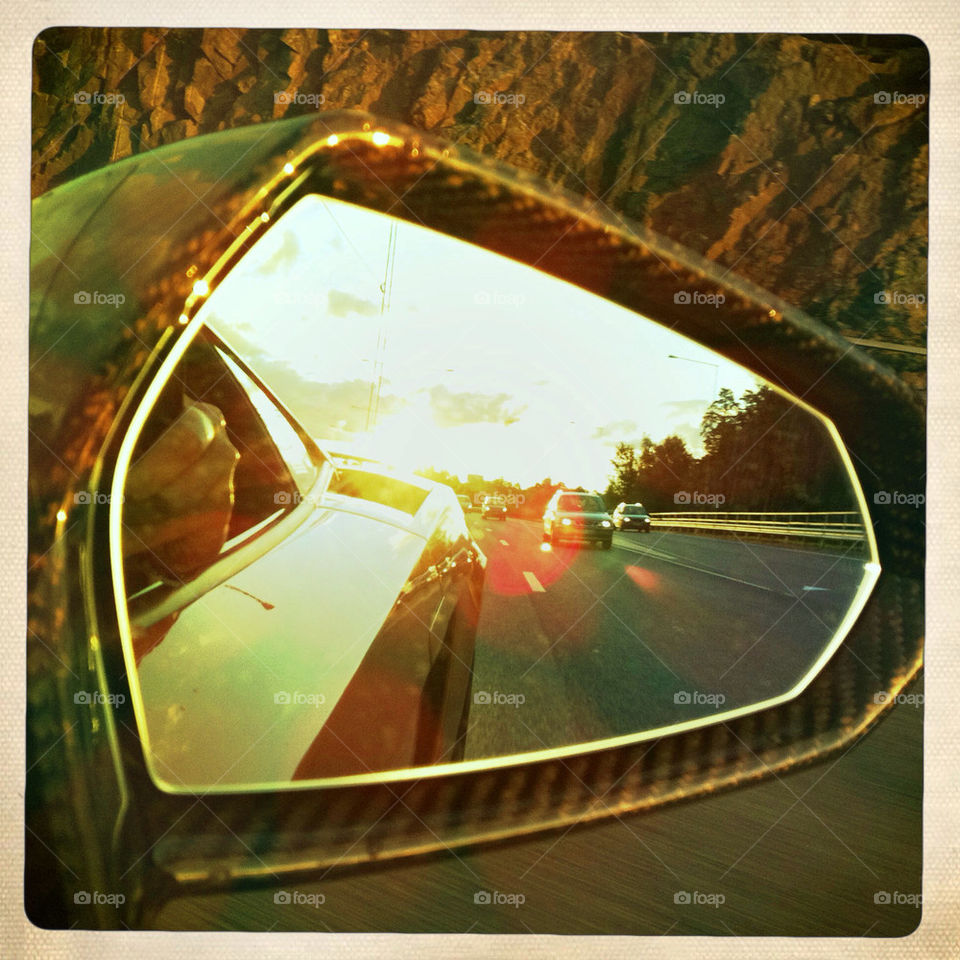 Rear view mirror Lamborghini