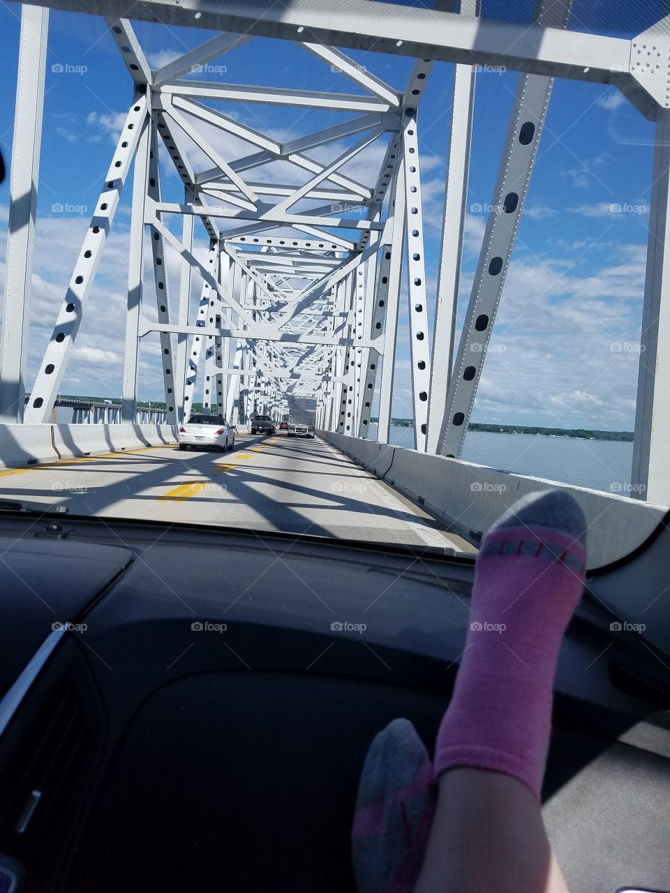 Traveling on the Chesapeake Bridge