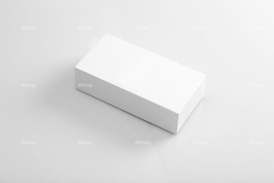 White blank box for mockup