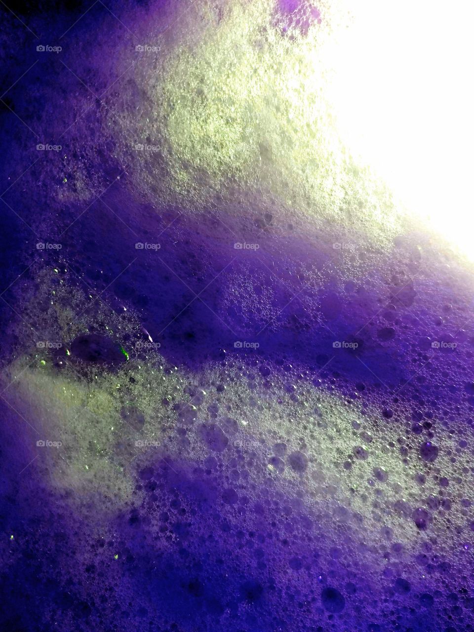 Purple bubble valleys