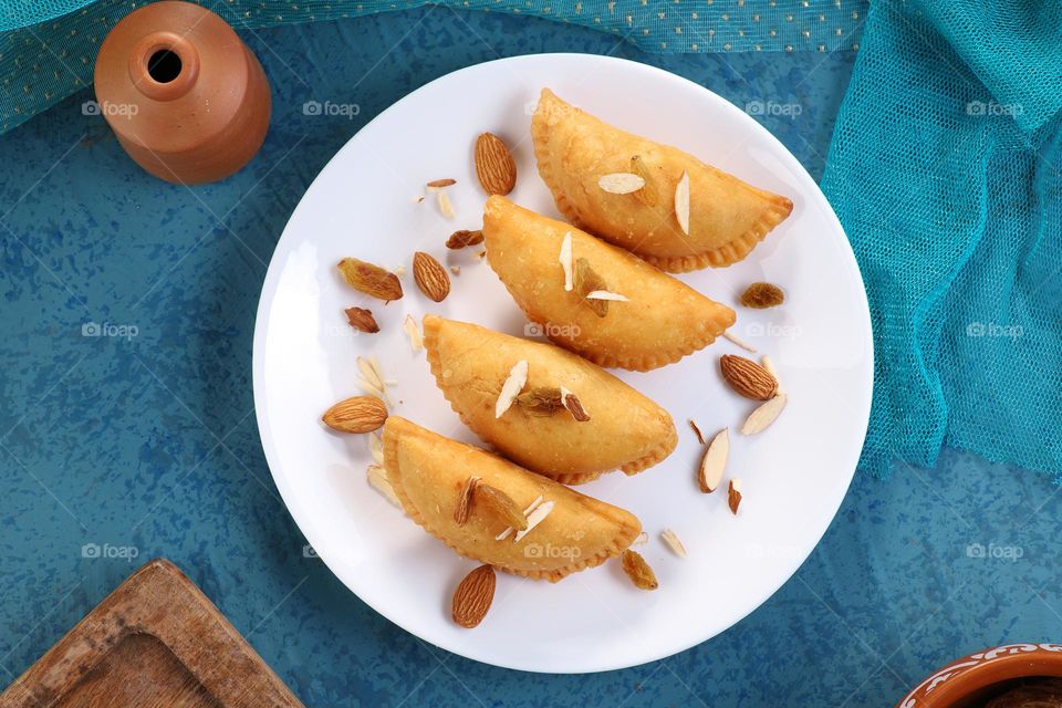 Indian sweet dish gujiya