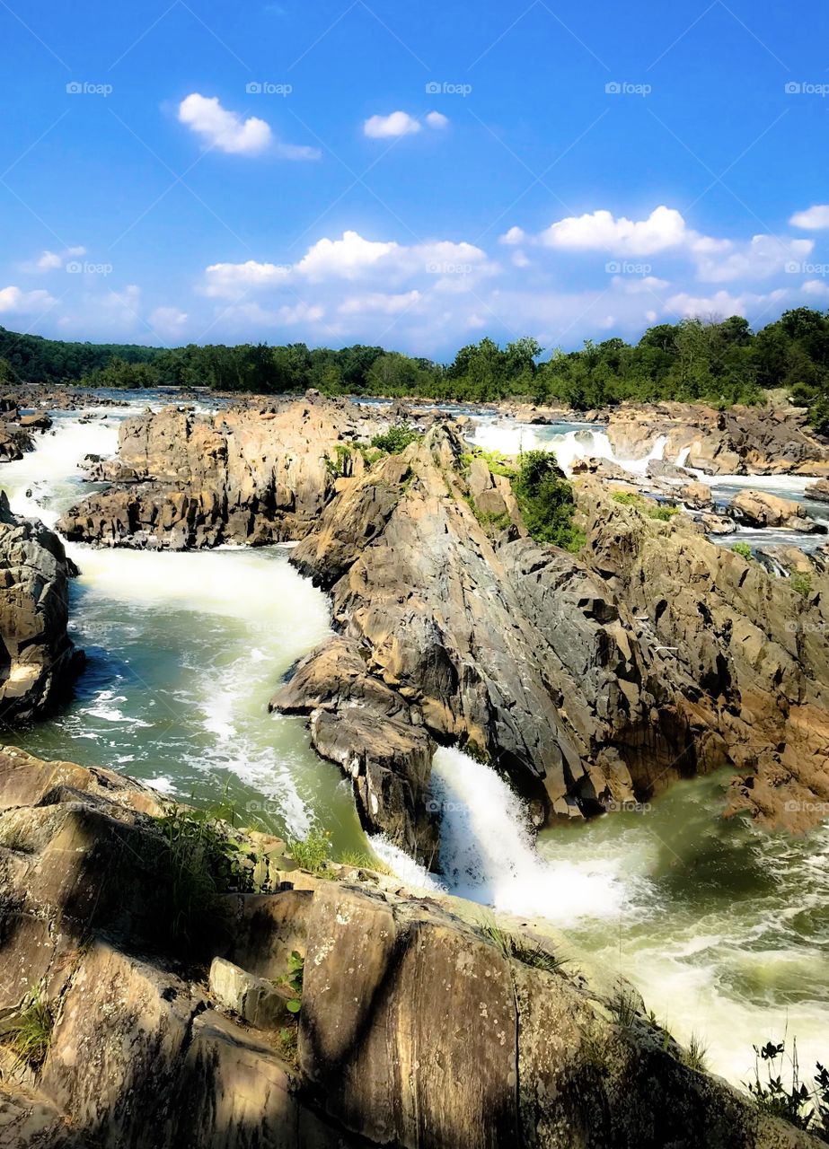 Refreshing waterfalls