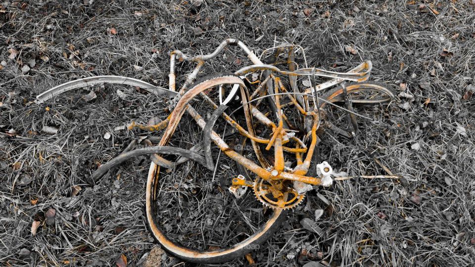 rusty bike