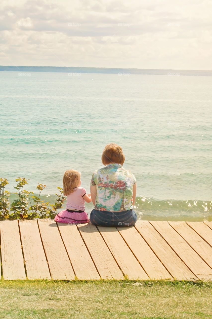 Sitting by the Sea