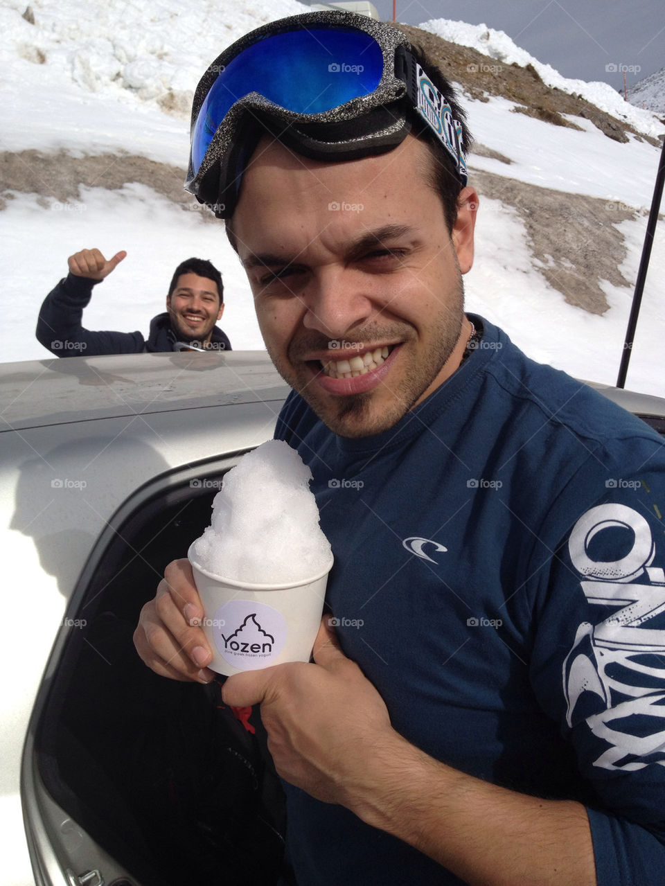 mountain snowboard ice_cream happy_moments by tol_koum