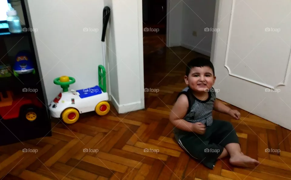 Niño feliz