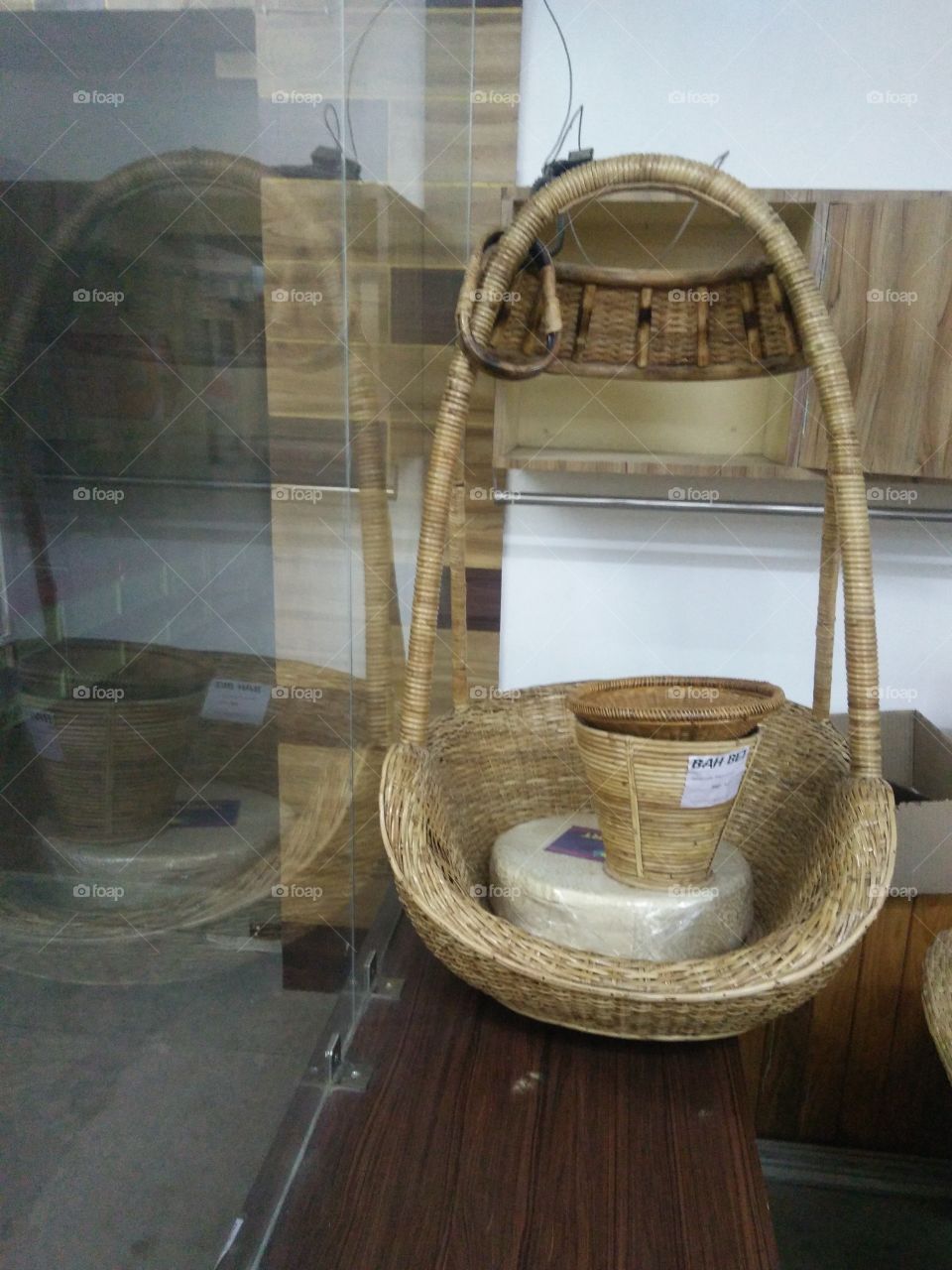 Luxury sitting made of cane & bamboo.