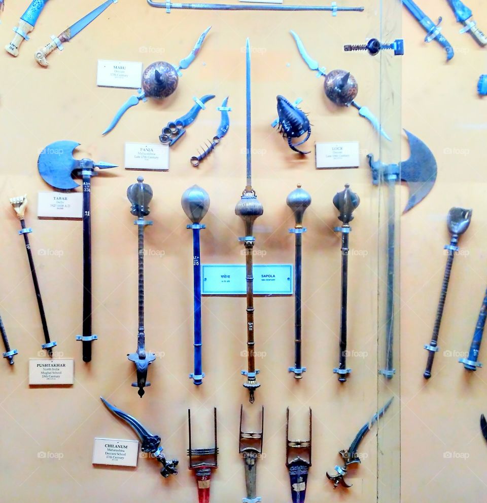 Rajputi weapons.