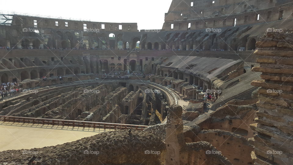 trip to the Colosseum. I took an Iranian family touring around Rome, this was our Colosseum pitstop