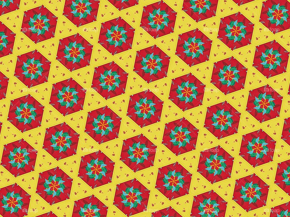 Yellow pattern kaleidoscope, yellow and red patterned background, patterns for backgrounds, yellow is everywhere, bright yellow kaleidoscope 