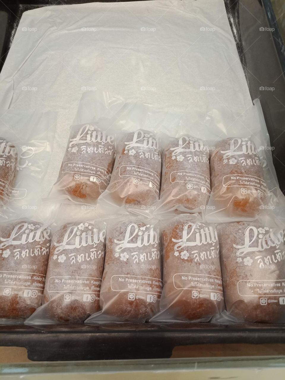 Bread with chocolate filling