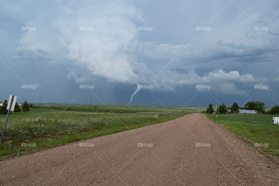 Tornado and mesocyclone in Wyoming
