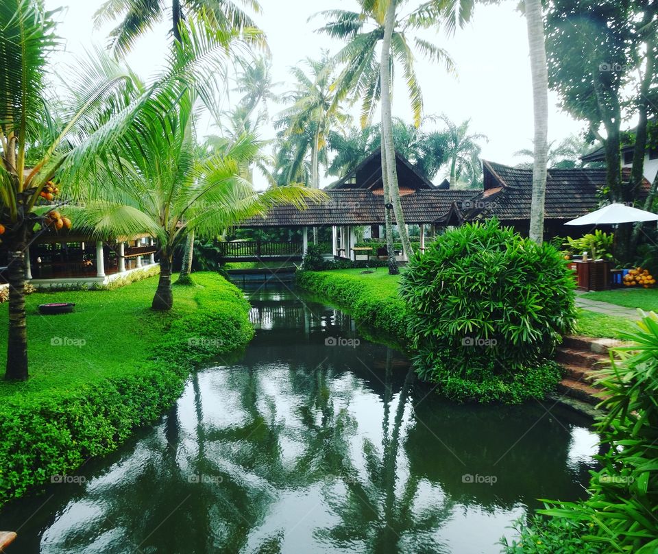 resort inthe backwaters Kerala