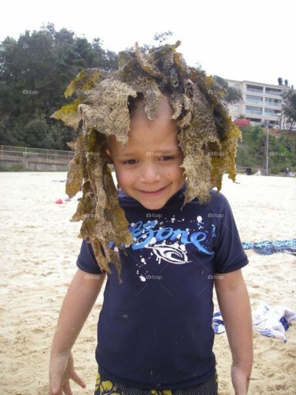 Having fun at the beach