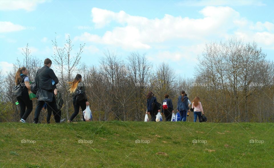 Landscape, Child, People, Outdoors, Man